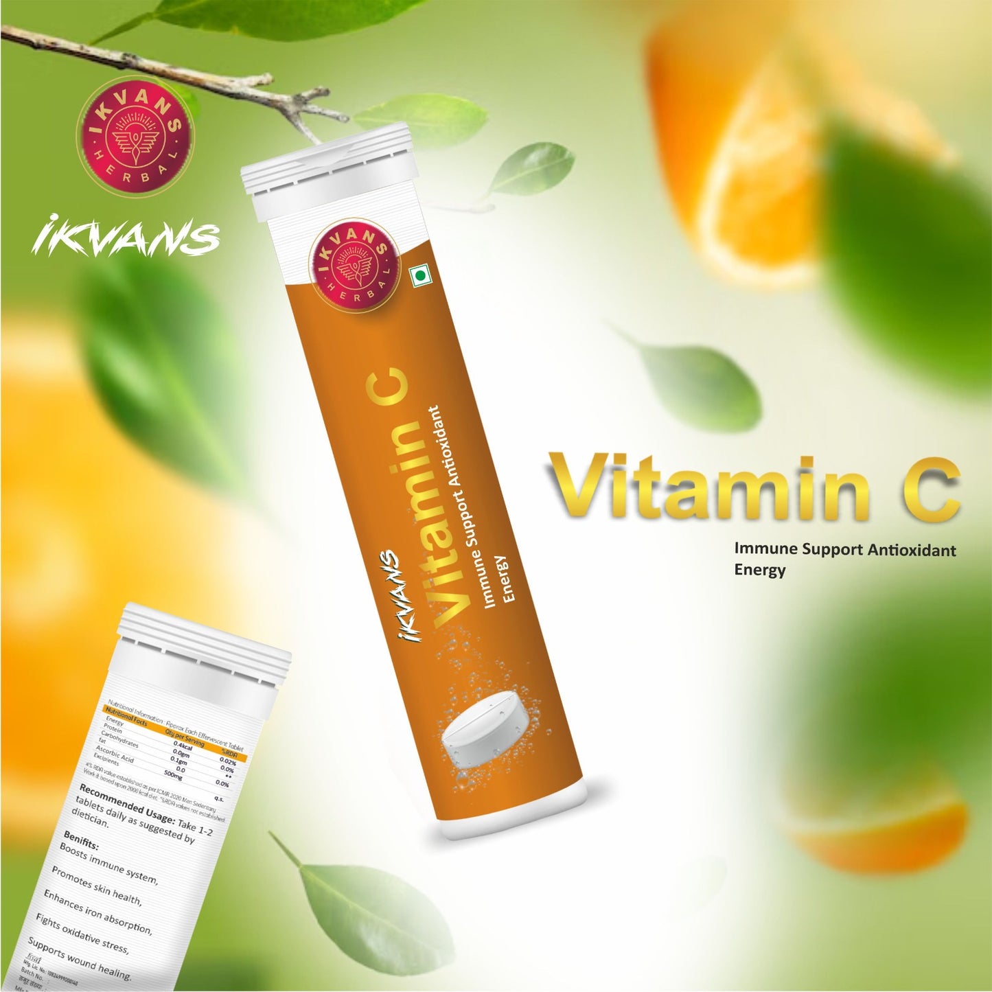 VITAMIN -C EFFERVATION TABLET - Pack Of 3