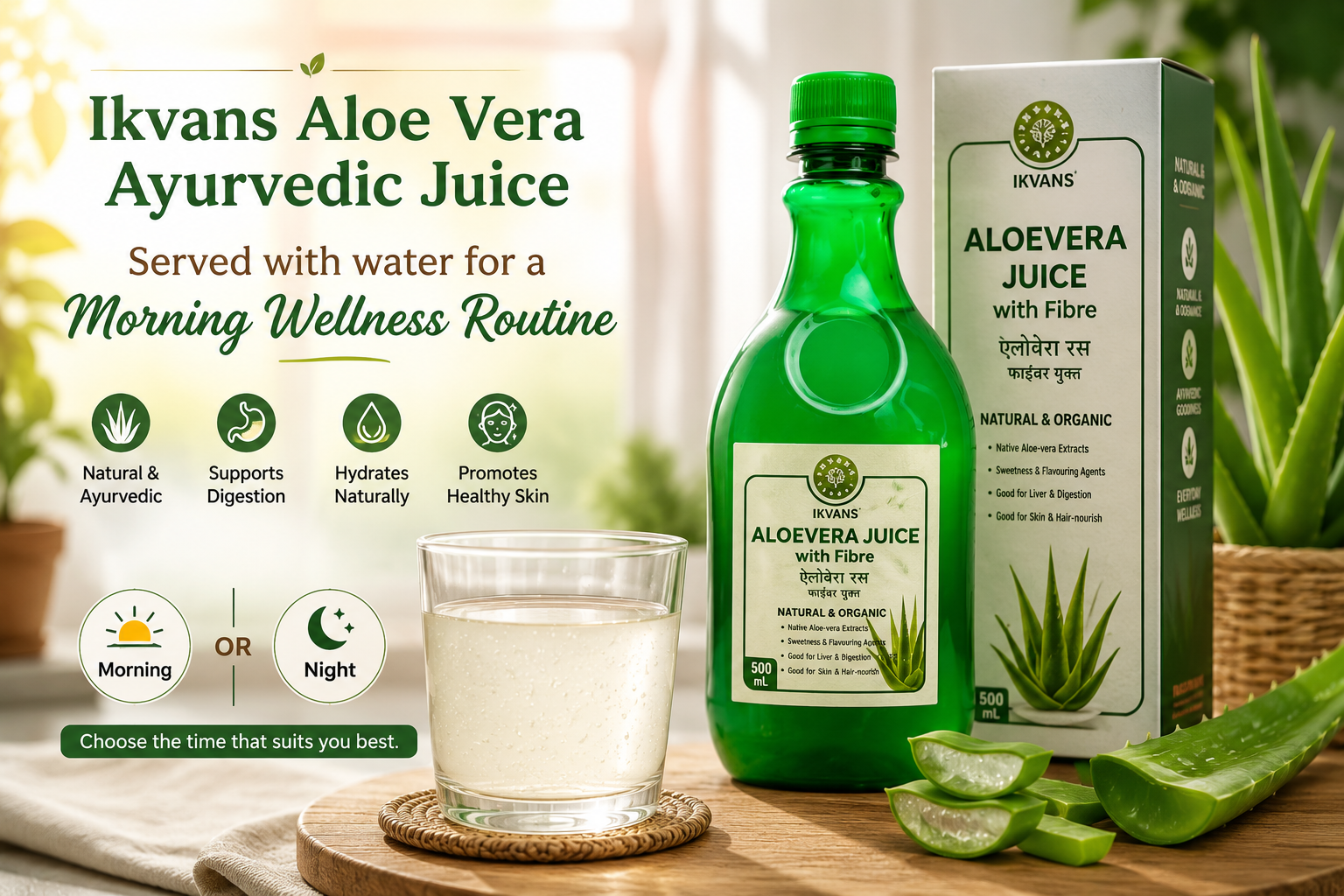 Best Time to Drink Aloe Vera Juice: Morning or Night?
