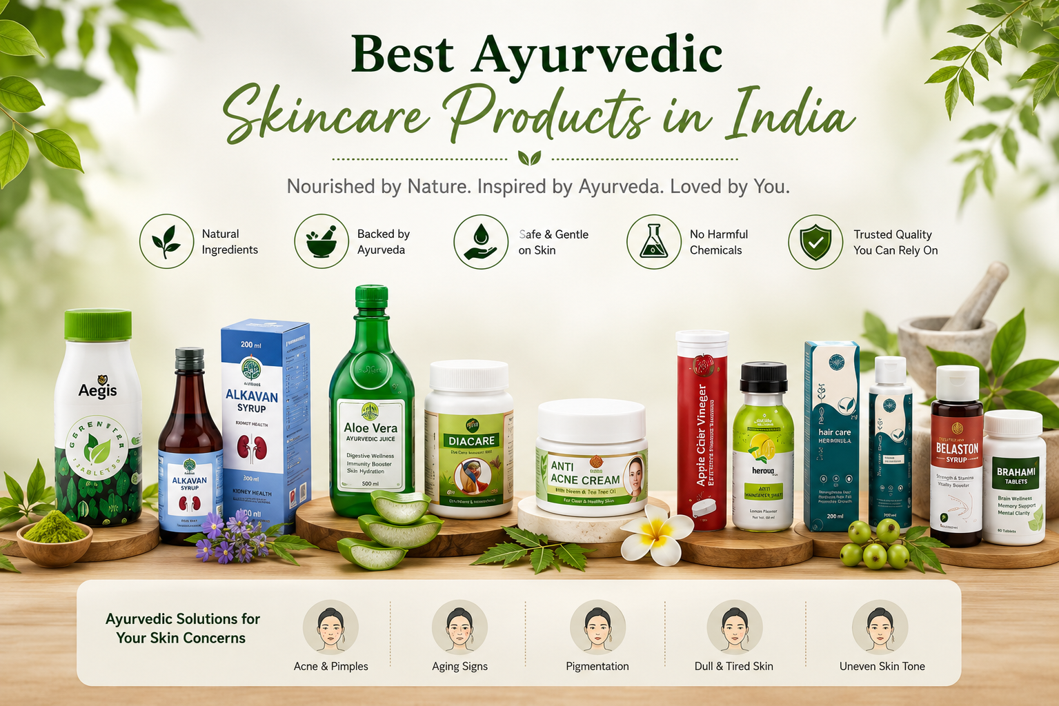 Best Ayurvedic Skin Care Products for Glowing Skin in India (2026)