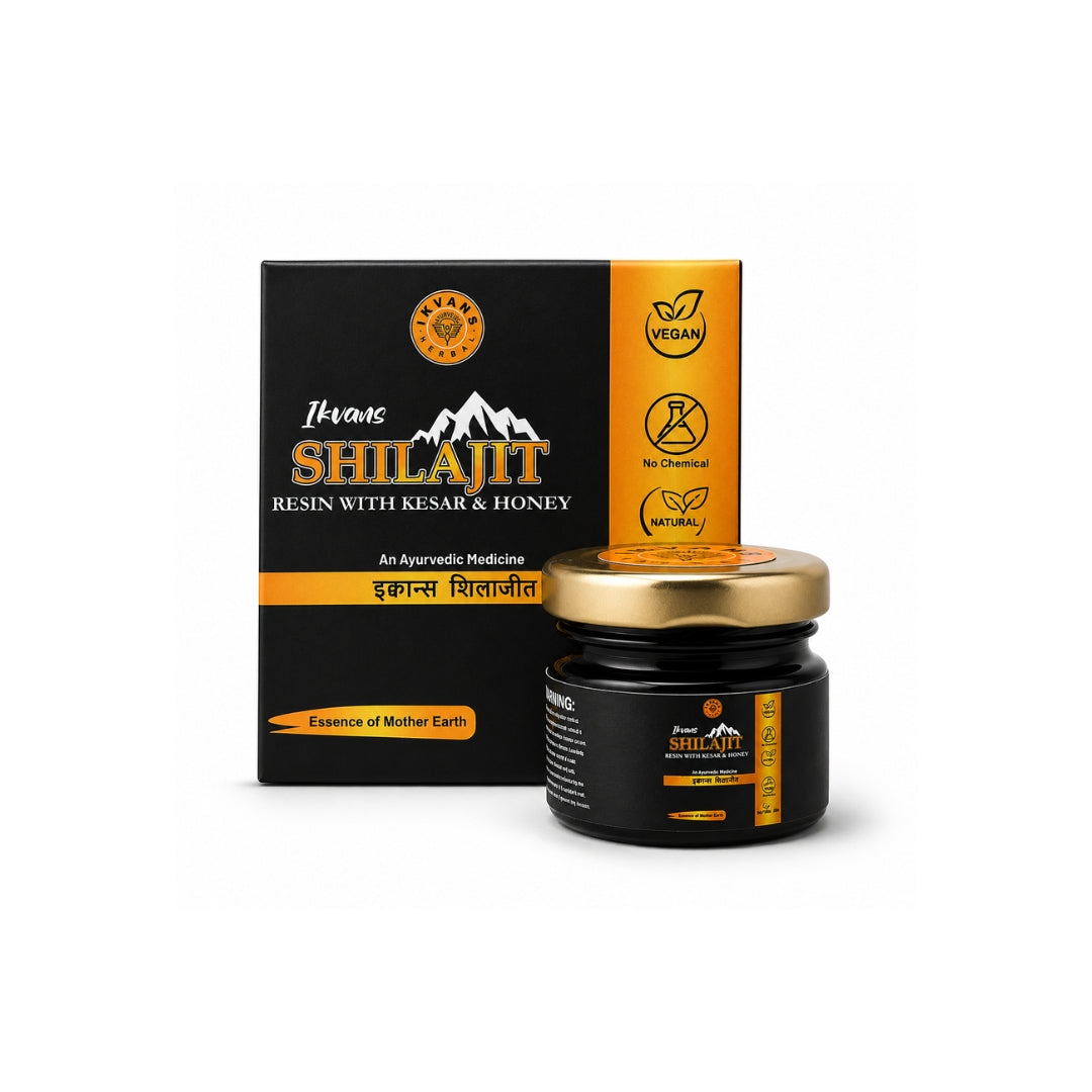 Ikvans Shilajit | Pure Ayurvedic Shilajit for Energy, Strength & Vitality